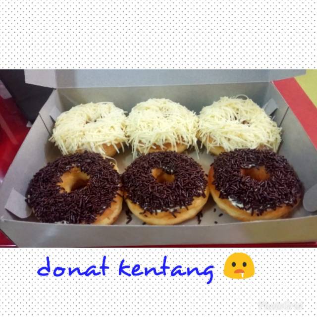 

Donat kentang keju dan meses