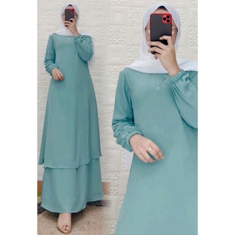 GAMIS MALAYSIA POLOS/ GAMIS MELAYU POLOS/BAHAN SERUTY