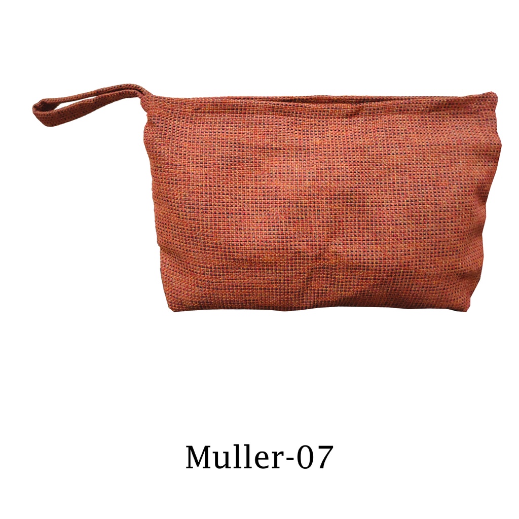 Pouch Jumbo Clutch Bahan Tebal 31x21x4cm Motif MULLER-07