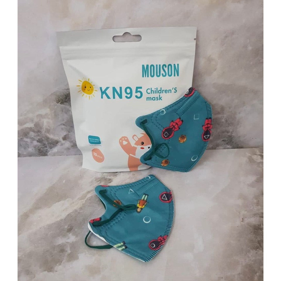 Masker ANAK KN95 kn 95 kids karakter filter disposable mask