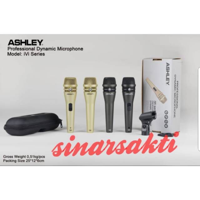 MIC ASHLEY IVI MICROPHONE KABEL