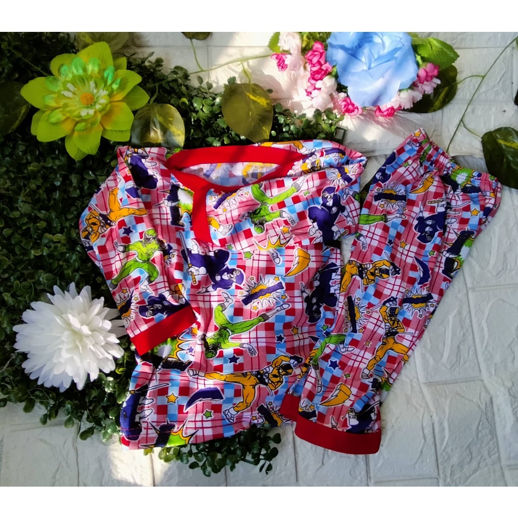 Setelan Anak karakter lucu lengan panjang | Laki laki | M-L-XL-XXL | Perkiraan Usia 1 - 4 TAHUN | MOTIF Karakter