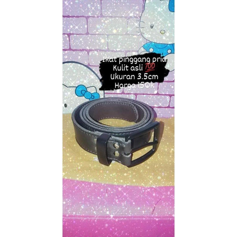 ikat pinggang pria kulit asli 100%
