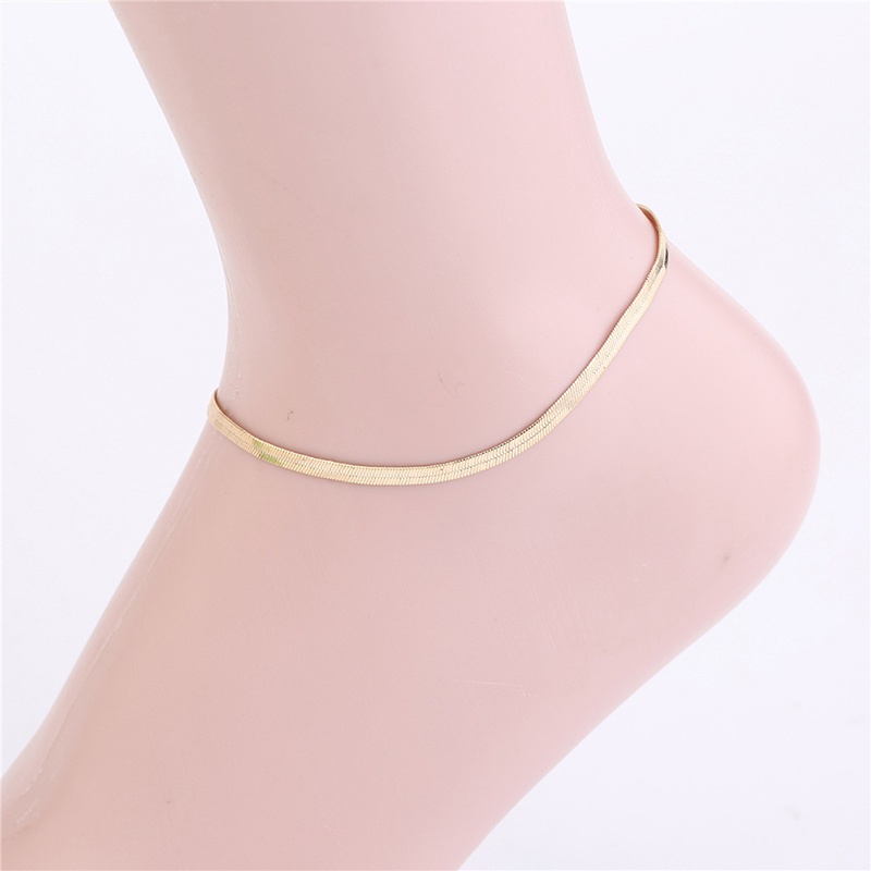 Fashion Gelang Kaki Sederhana Wanita Modis Aksesori Hypoallergenic Yang