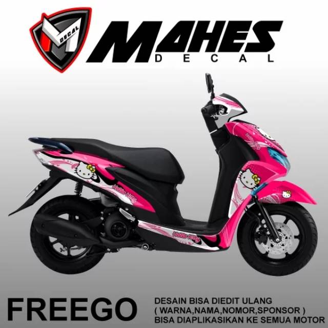 Sticker Decal Stiker  Variasi Fullbody Yamaha Freego Desain  