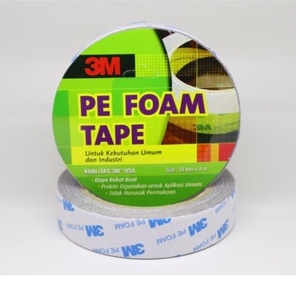 

DOUBLE TAPE BUSA 3M PE Foam Tape 24mm x 4M ORIGINAL - Kualitas 3M USA