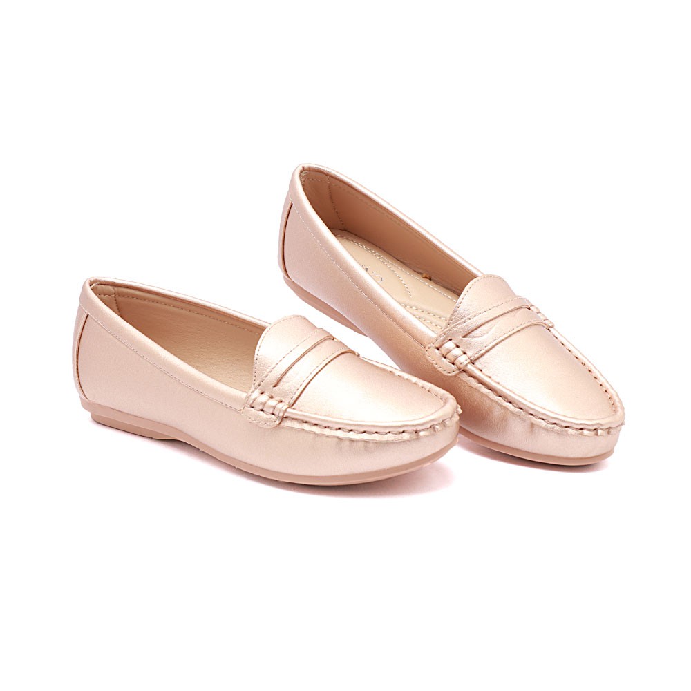  Sepatu  Wanita  Gabino  Drew Champagne O1DA8012 Shopee 