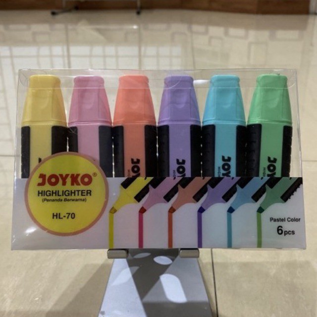 

Highlighter Pastel Color Set isi 6 HL-70 Joyko