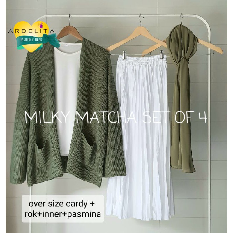 PART II SET OF  FOUR  PAKET  HEMAT  LENGKAP  CARDIGAN  OVERSIZE