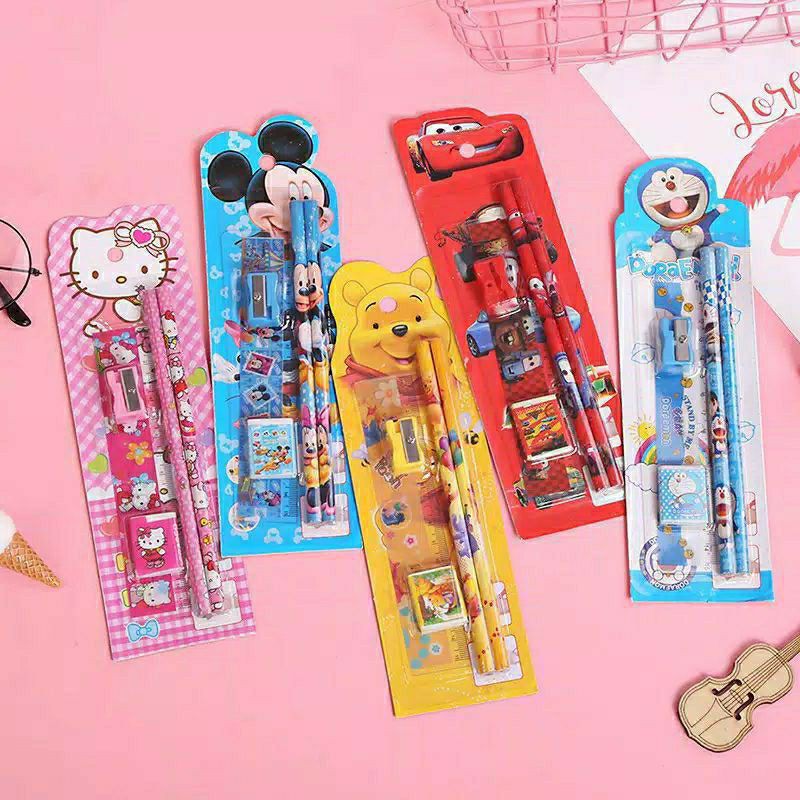 

Pensil Set 5in1 Alat Tulis Anak Karakter