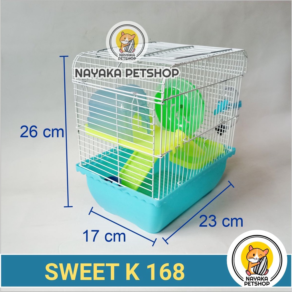 Sweet K 168 Kandang Hamster Tingkat 3 Lantai Murah