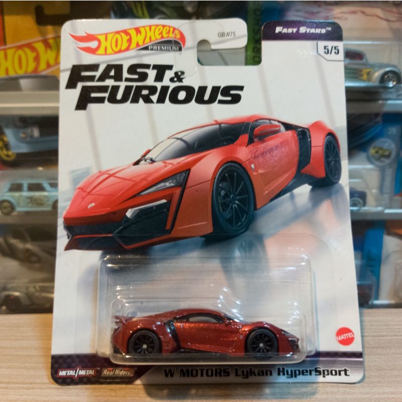 HOT WHEELS W MOTORS LYKAN HYPERSPORT - FAST STARS - PREMIUM