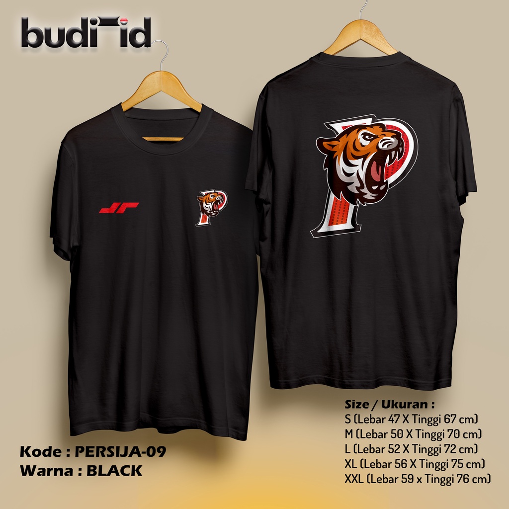 Kaos Persija P Desain Terbaru Logo Persija Jak Mania PERSIJA-09 by BUDI-ID