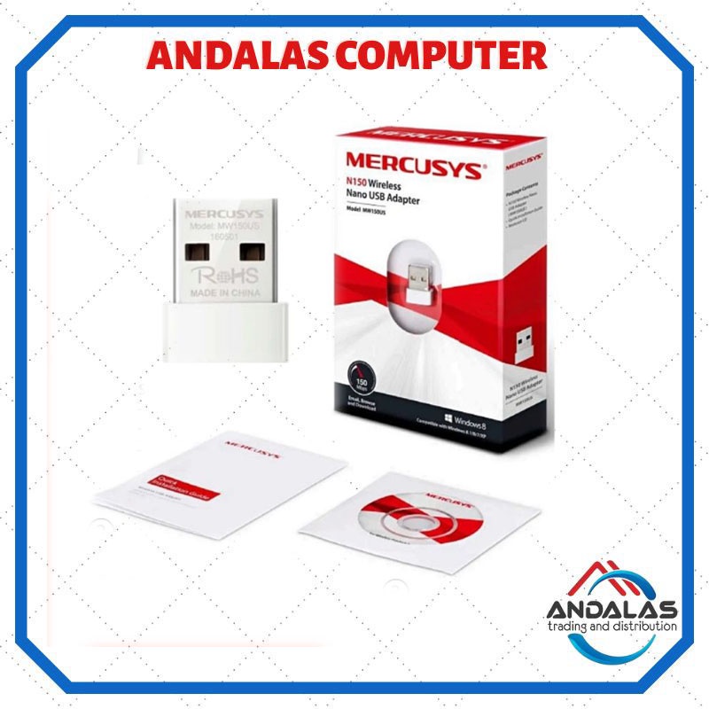 DONGLE WIFI WIRELESS USB ADAPTOR NANO MERCUSYS MW150US