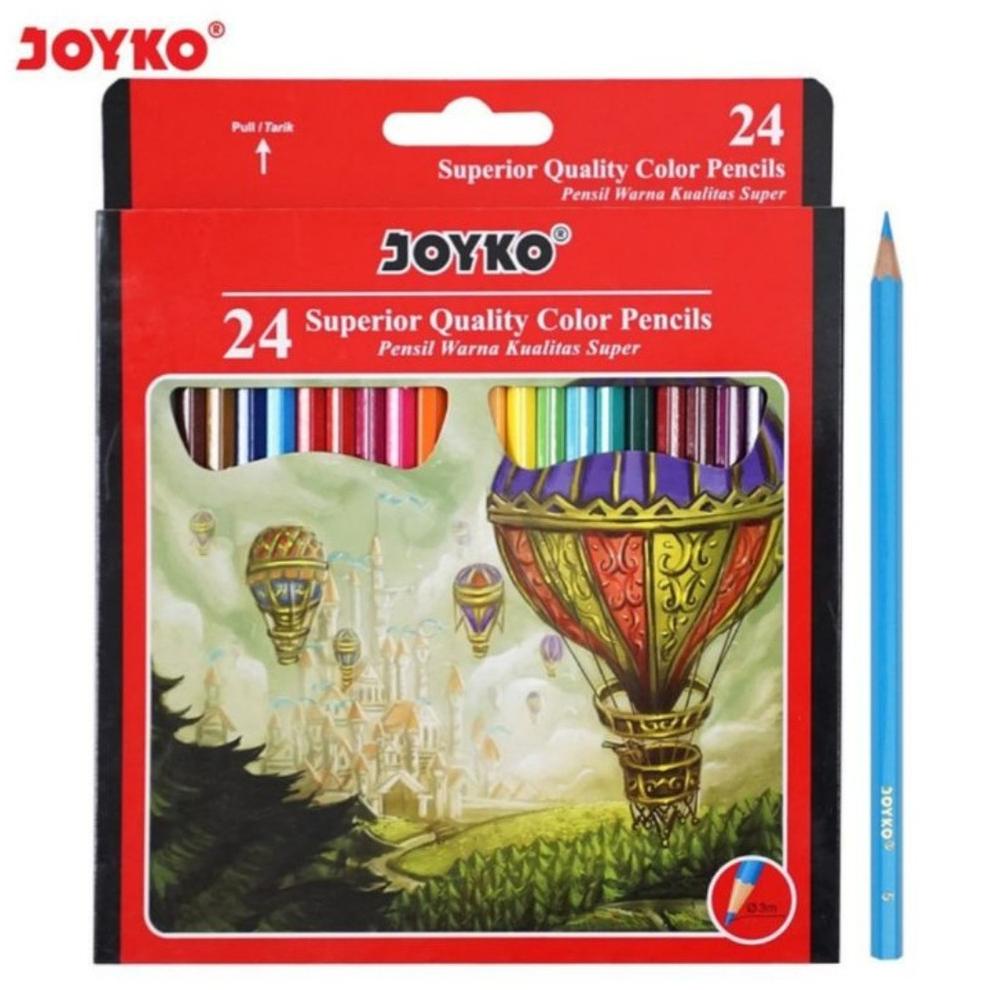 

Nikmati [DAVIS] Pensil Warna Joyko 24 Panjang ,.,.,.,.,.,