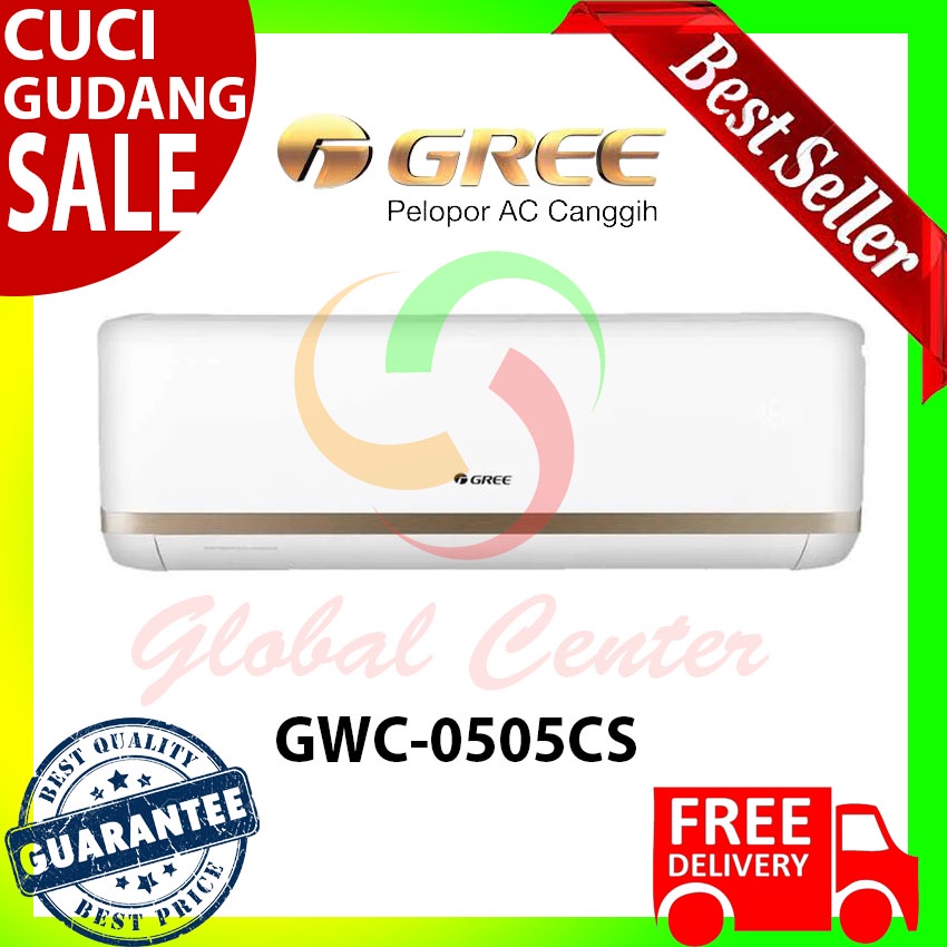 AC GREE GWC-0505CSS AC MULTI COMBO SPLIT INVERTER 1/2 +1/2 PK