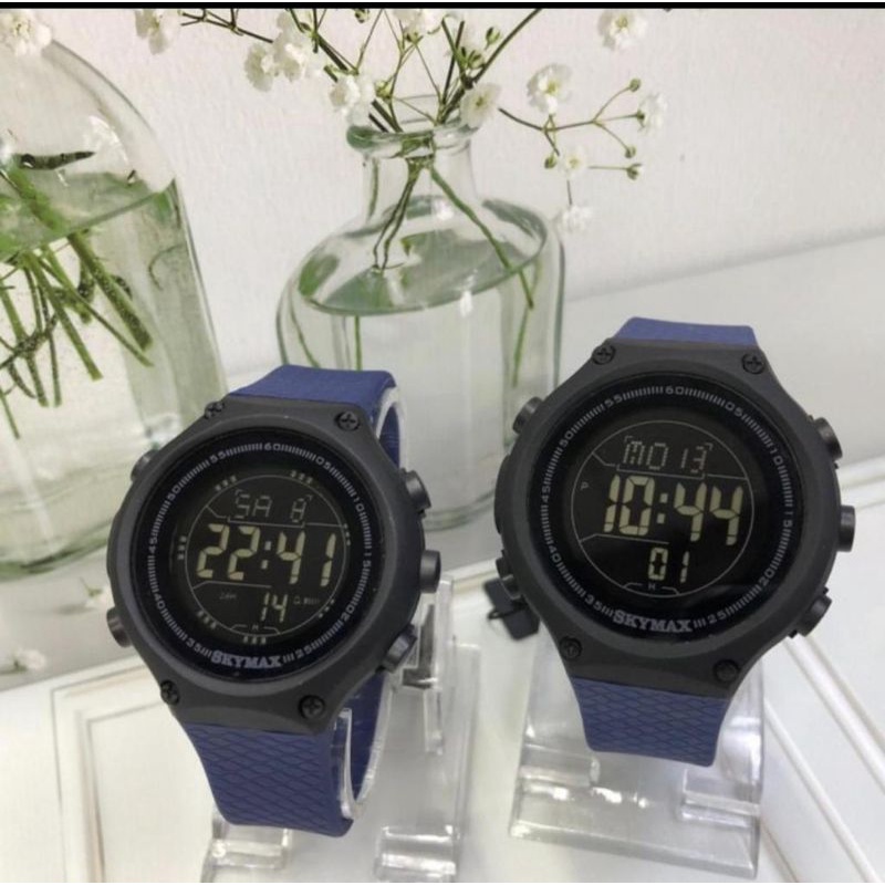 JAM TANGAN SKYMAX ANTI AIR/BUAT BERENANG PRIA WANITA