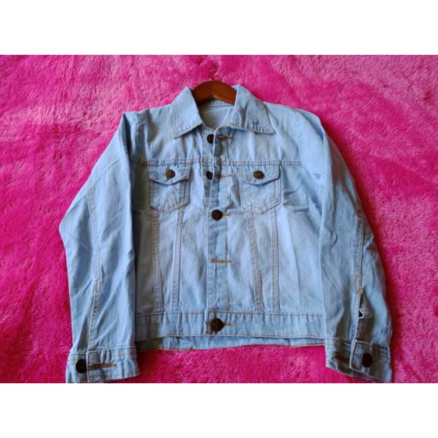 CROPTY JAKET JEANS JAKET JEANS WANITA MURAH JAKET WANITA JEANS WANITA