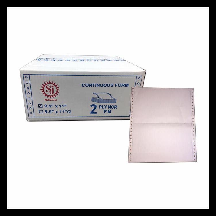 

Kertas Continuous Form Sj 9.5 X 11 / 9.5 X 11.2 2 Ply Ekslusif