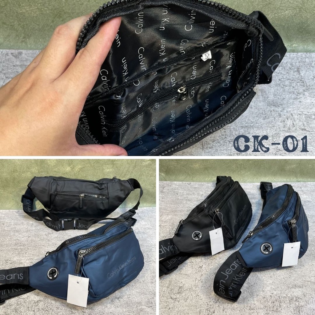 Waistbag Calvin Klein CK Jeans WATERPROOF / Tas Pinggang Tas Selempang