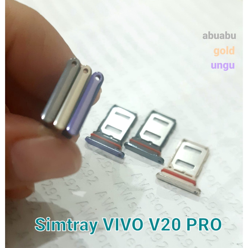 Slot Tempat Dudukan Kartu Simcard VIVO V20 PRO Sim Card Lock Simtray Sim Tray VIVO V20 PRO