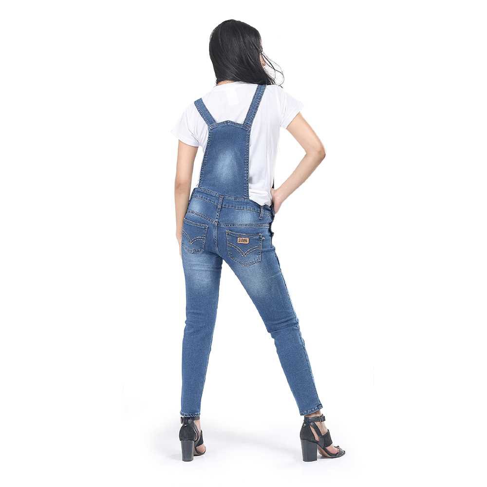 Celana Jeans Overall Denim Wanita - Original Inficlo | INF 871