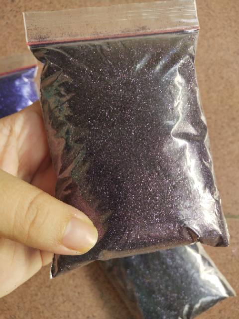 SERBUK GLITTER ANEKA WARNA UNGU