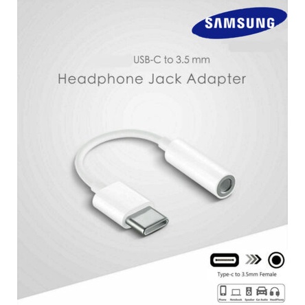 Samsung Converter USB Type C To Headseat Earphone Audio Colokan Jack Adapter Type C ke 3.5mm Sambungan Headset/konferter Handset-Handseat Tab S7 S8 Galaxy Note 20 Ultra 10 Plus 10+ 9 8 FE S20 Plus S21 S22 S21FE S20FE A53 A33 A73 A80 ZFold flip Z Fold 2 3