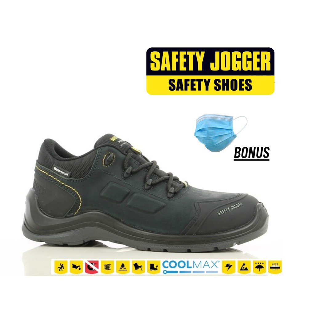Sepatu Safety JOGGER LAVA BLACK S3 ESD