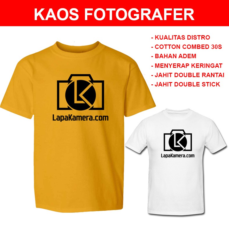 kaos fotografer