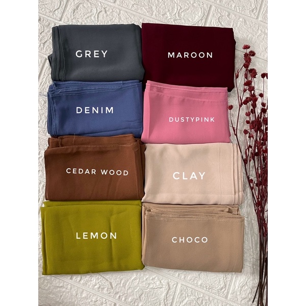 JILBAB KERUDUNG PASHMINA CERUTY BABYDOLL PANJANG 180