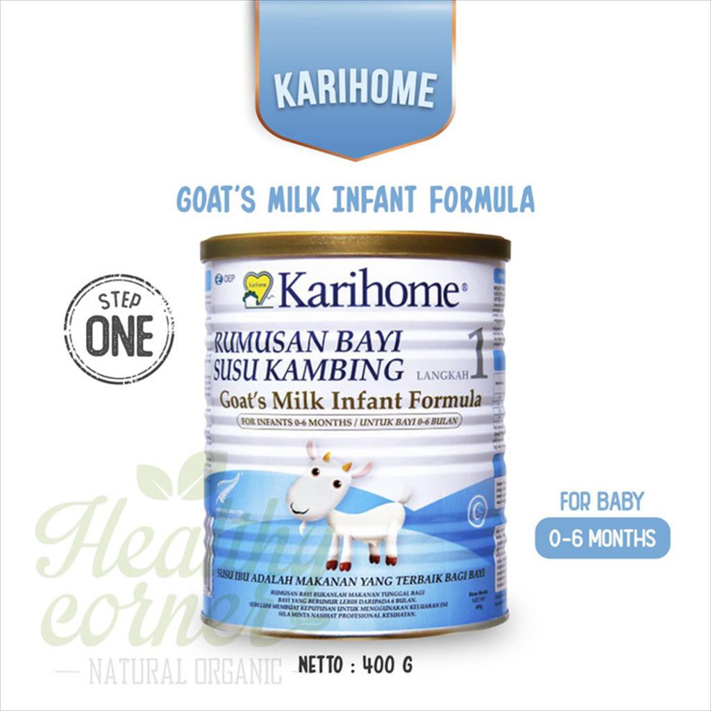 Karihome Goat Milk Infant Baby Formula Step 1 0 6bulan Susu Kambing Shopee Indonesia