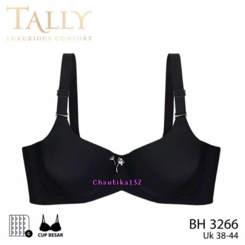 TALLY bra Big Size Pakai Kawat 3266 Kait 4 Cup D Original