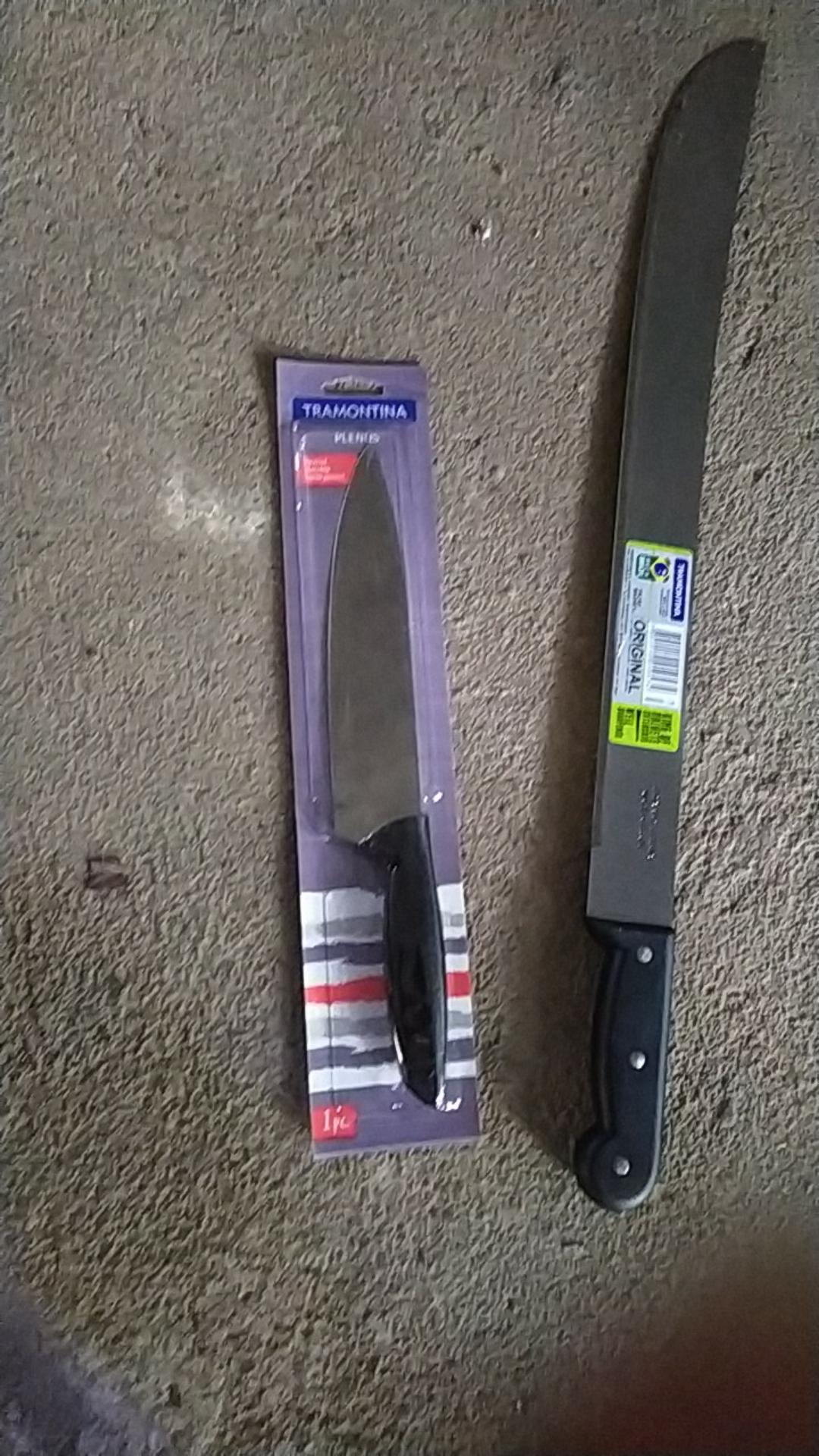 Pisau Dapur 8 Inchi Tramontina Plenus Chefs Knife 23426/108 Original Brazil