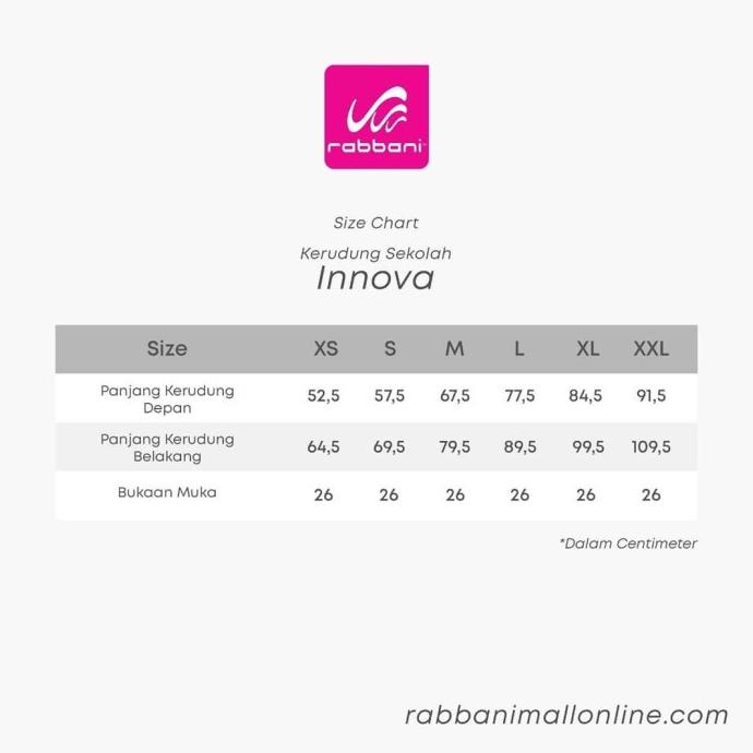 RABBANI GREAT INNOVA M ABU-ABU HIJAB JILBAB KERUDUNG SEKOLAH KAOS BEST