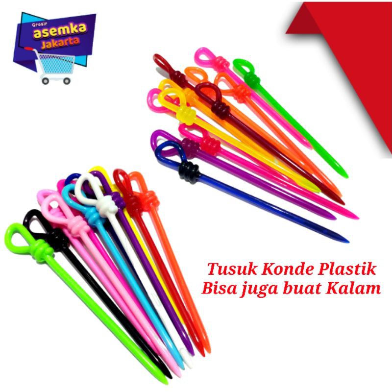 Tusuk Konde 12pcs Konde Warna Cerah Bisa buat Kalam