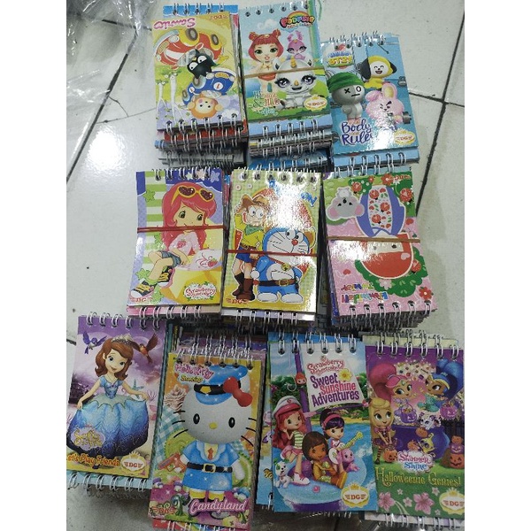 

MAINAN.BUKU.NOTES.MEMO.SPIRAL./10.pcs
