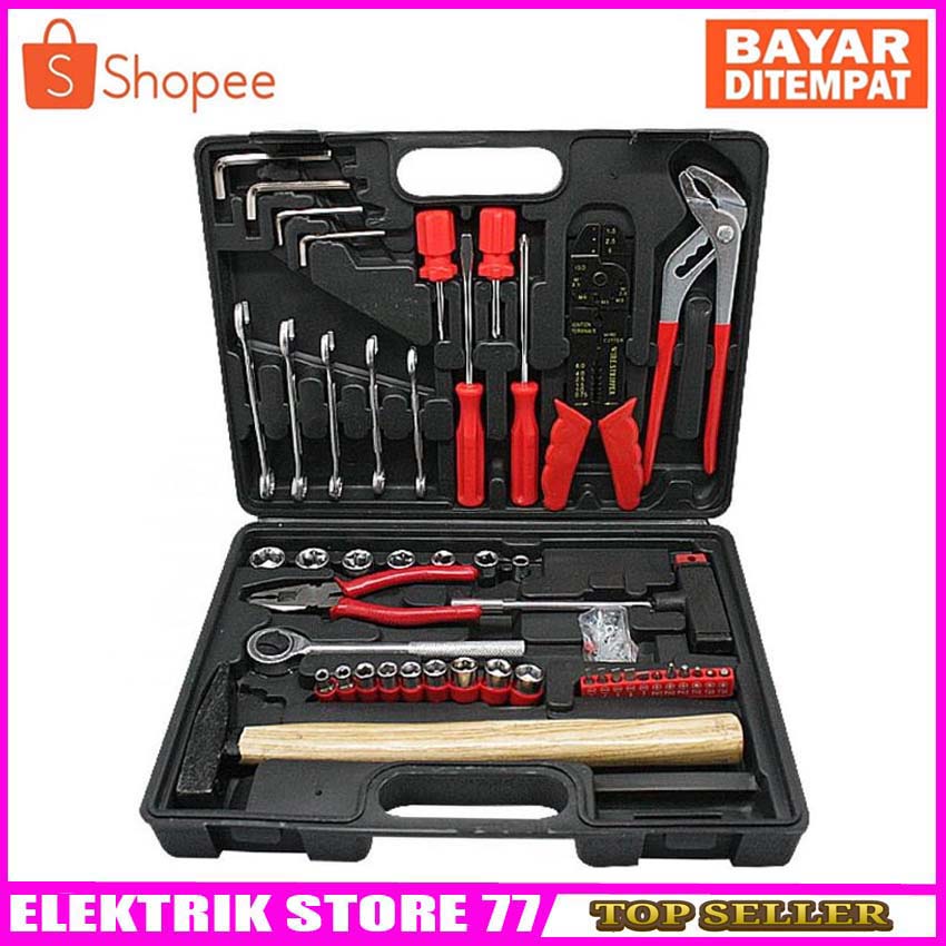 KenMaster Toolkit Tool Kit N2 100pcs / Alat Tukang Lengkap