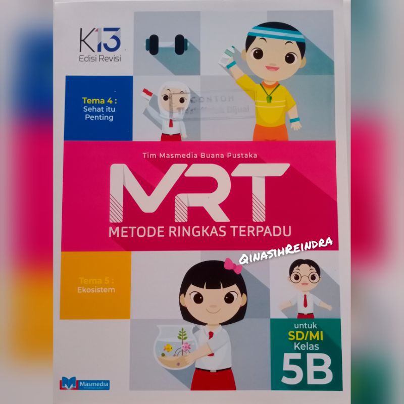 Buku MRT 5B SD/Mi kelas 5 K13 Semester 1