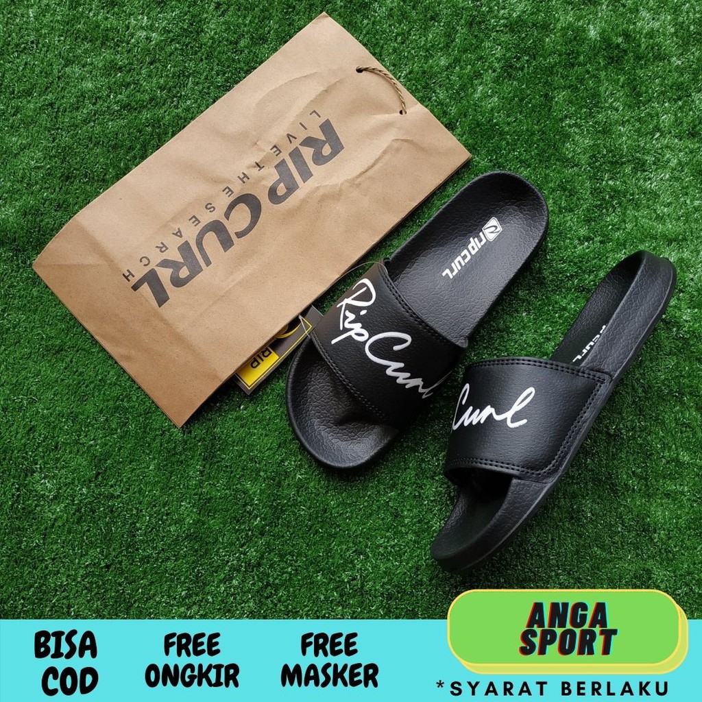 SANDAL SLIDE PRIA RIPCURL / SANDAL SLOP COWOK / SANDAL DISTRO / SENDAL CASUAL / SANDAL RUMAH LAKI