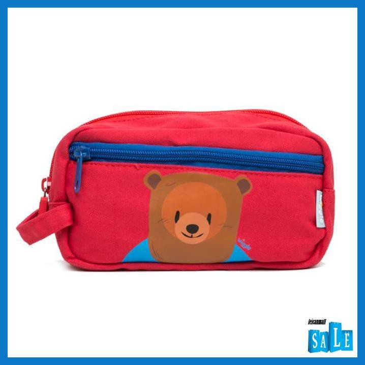 

GNAPMELES- WIGGLO CANVAS PENCIL CASE BEAR -ORIGINAL.