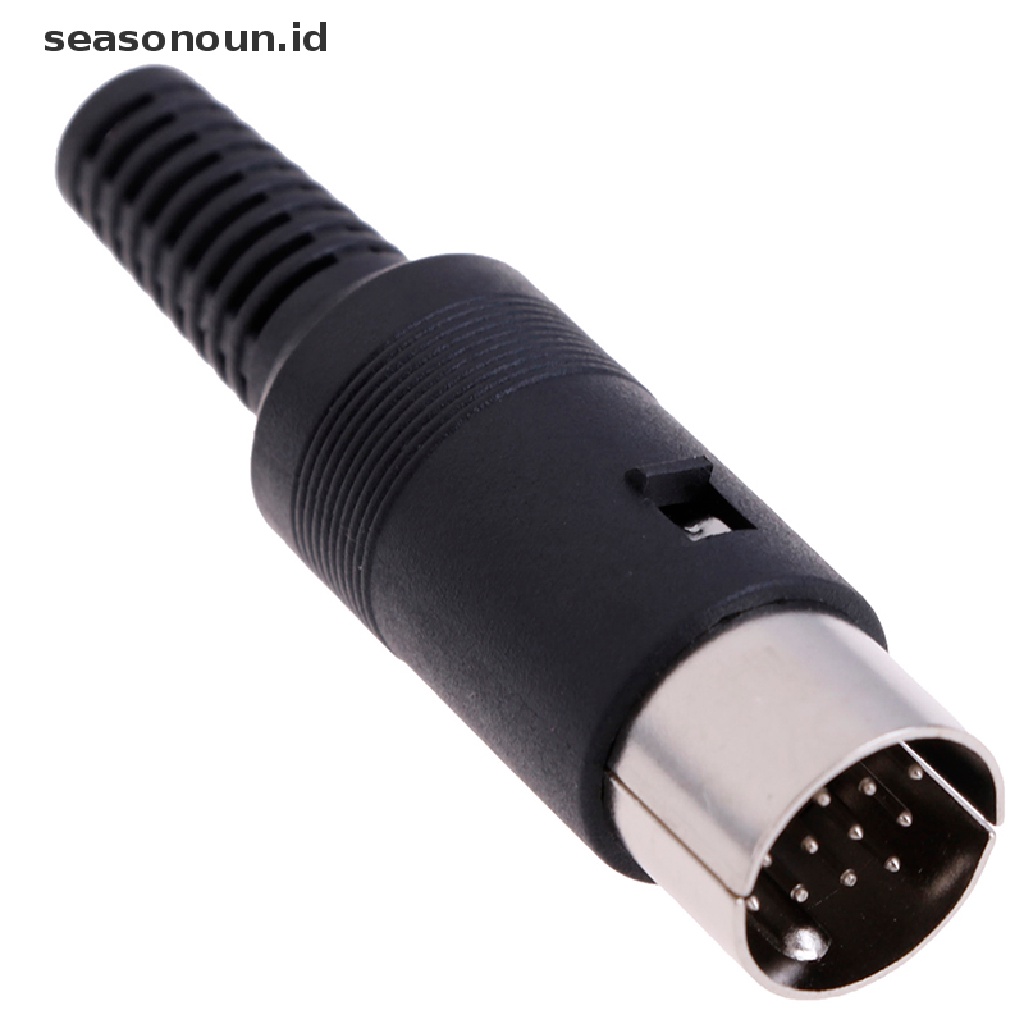 【seasonoun】 Din plug 13 pin male inline audio adapter connector for atari st kenwood icom .