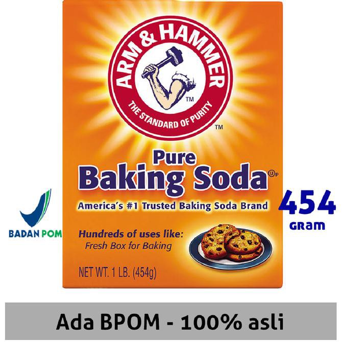 

BAHAN KUE BAKING SODA MERK ARM & HAMMER BAKING SODA 454GR PERISA MAKANAN & MINUMAN