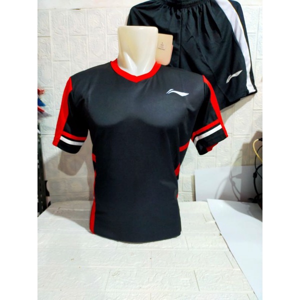 BAJU BADMINTON DEWASA/ SETELAN BADMINTON L159P JERSEY BULUTANGKIS