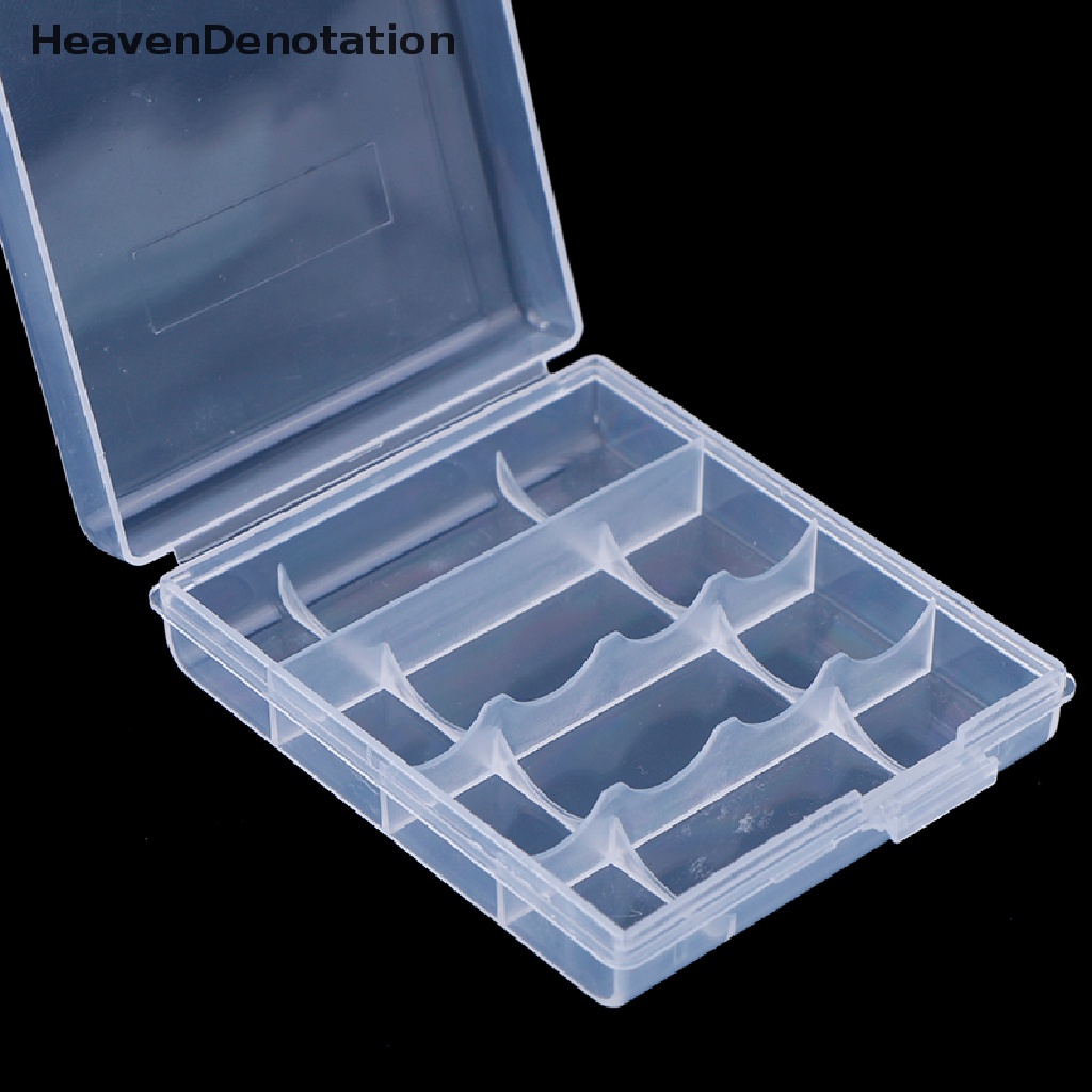 Case Holder Penyimpanan 4 Baterai Aa Aaa 14500 10440 Bahan Plastik