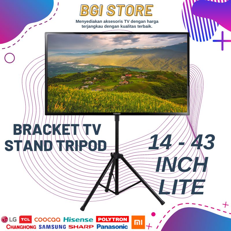 bracket tv 55 50 43 42 40 32 25 24 inch Tripod tv Standing tv breket tv