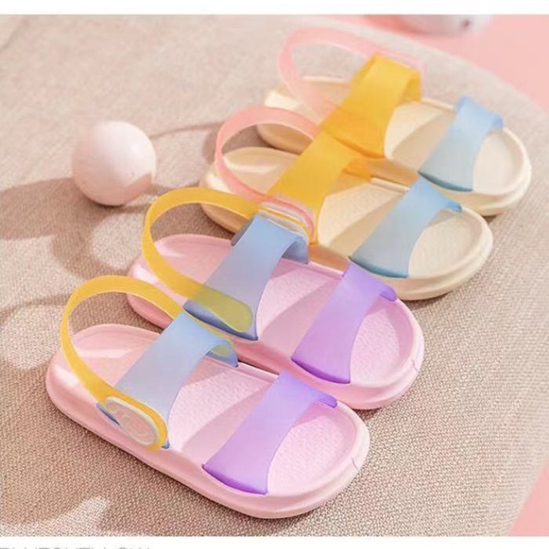 babyfit GLASS GUMMY sandal karet anak perempuan dengan motif polos import cyx-1027r