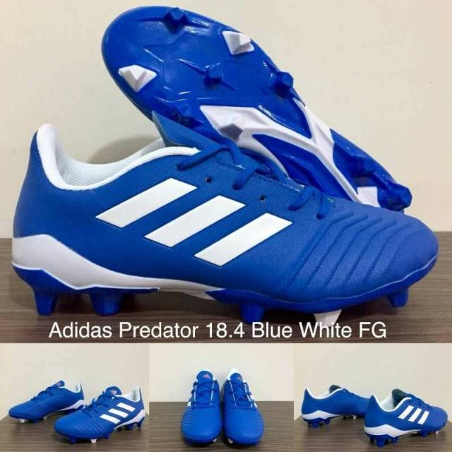 Adidas Predator 18.4 Blue White FG