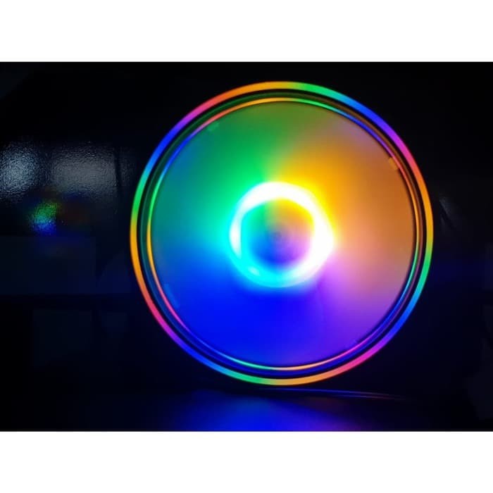 RGB FAN Ready Black Panther RGBW Fan Casing 12CM