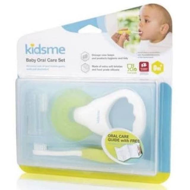 KIDSME Baby Oral Care Set Sikat Gigi Bayi Finger Baby Toothbrush Sikat Gigi Jari Training Tooth Brush